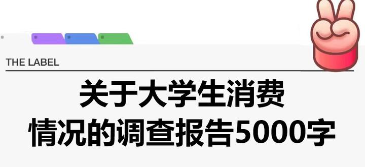 关于大学生消费情况的调查报告 知乎