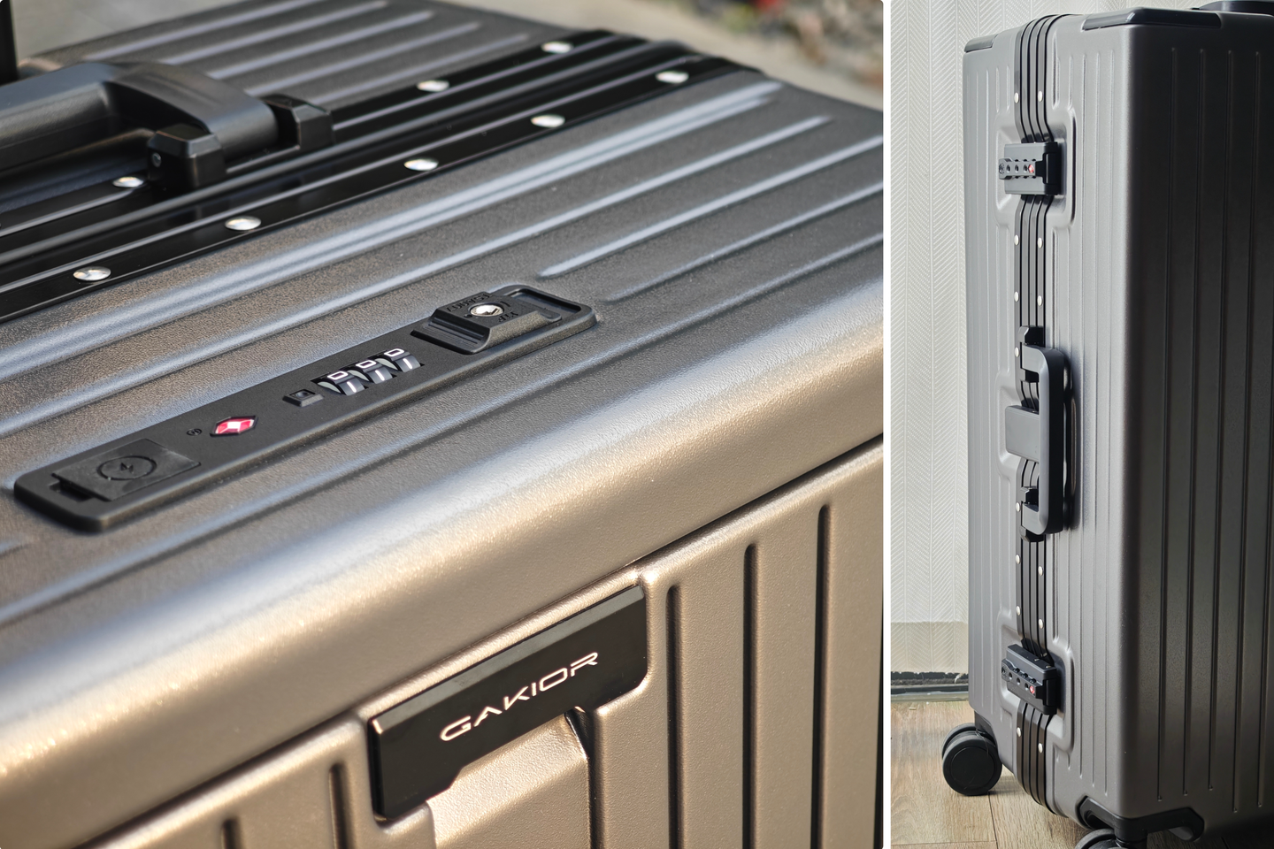 GaKior非时尚6防行李箱测评：200KG承重+4层进口科思创，出行首选