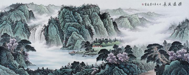 这五幅山水画，画面震撼寓意又好- 知乎