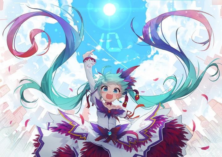 PIXIV 初音ミク十周年- 知乎