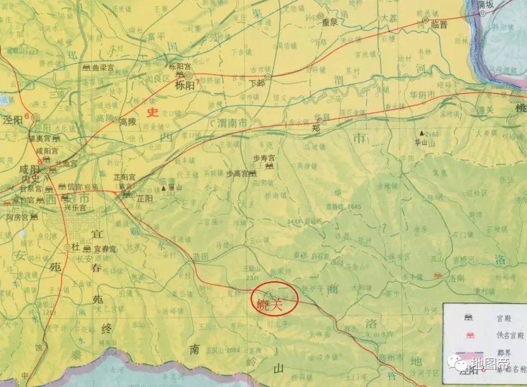 为什么陕西中部地区没有被称为"陕中"或者"秦中,而是叫"关中?