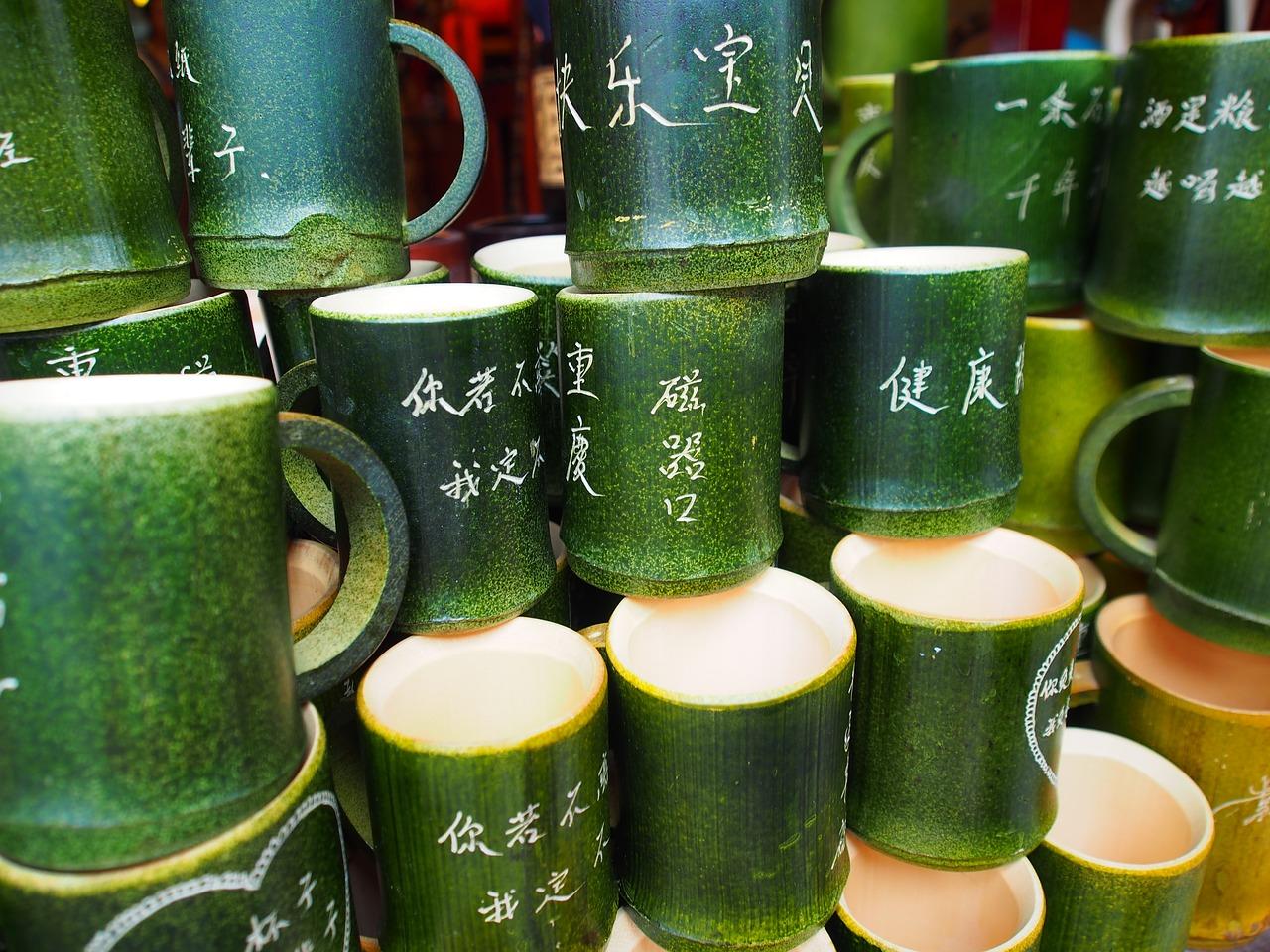 2. 陶瓷石茶盘