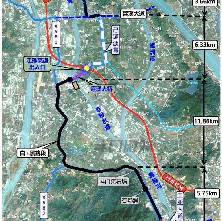 提速斗门⇋江门185公里改线工程进度刷新