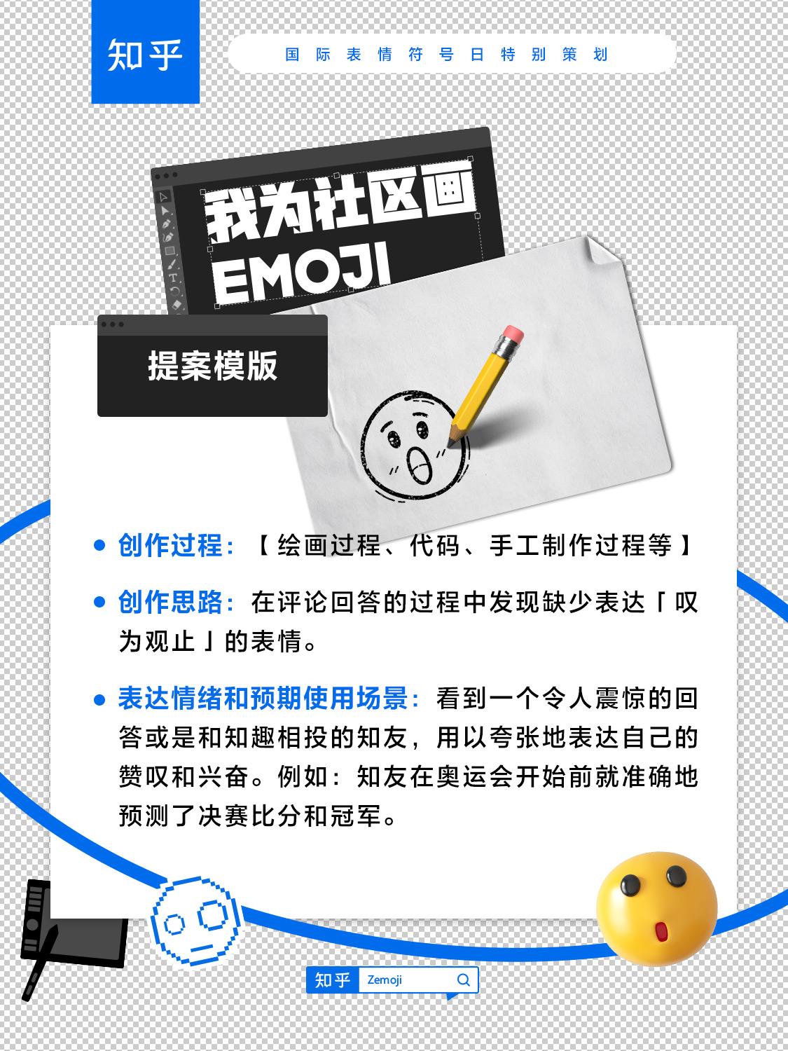 国际表情符号日｜如果让你给知乎画个表情包并赋予TA 含义，你会如何创作？ - 知乎