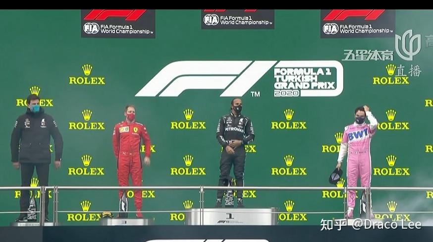 f1领奖台除冠亚季军最右边的第四人为什么会上领奖台啊? - 知乎