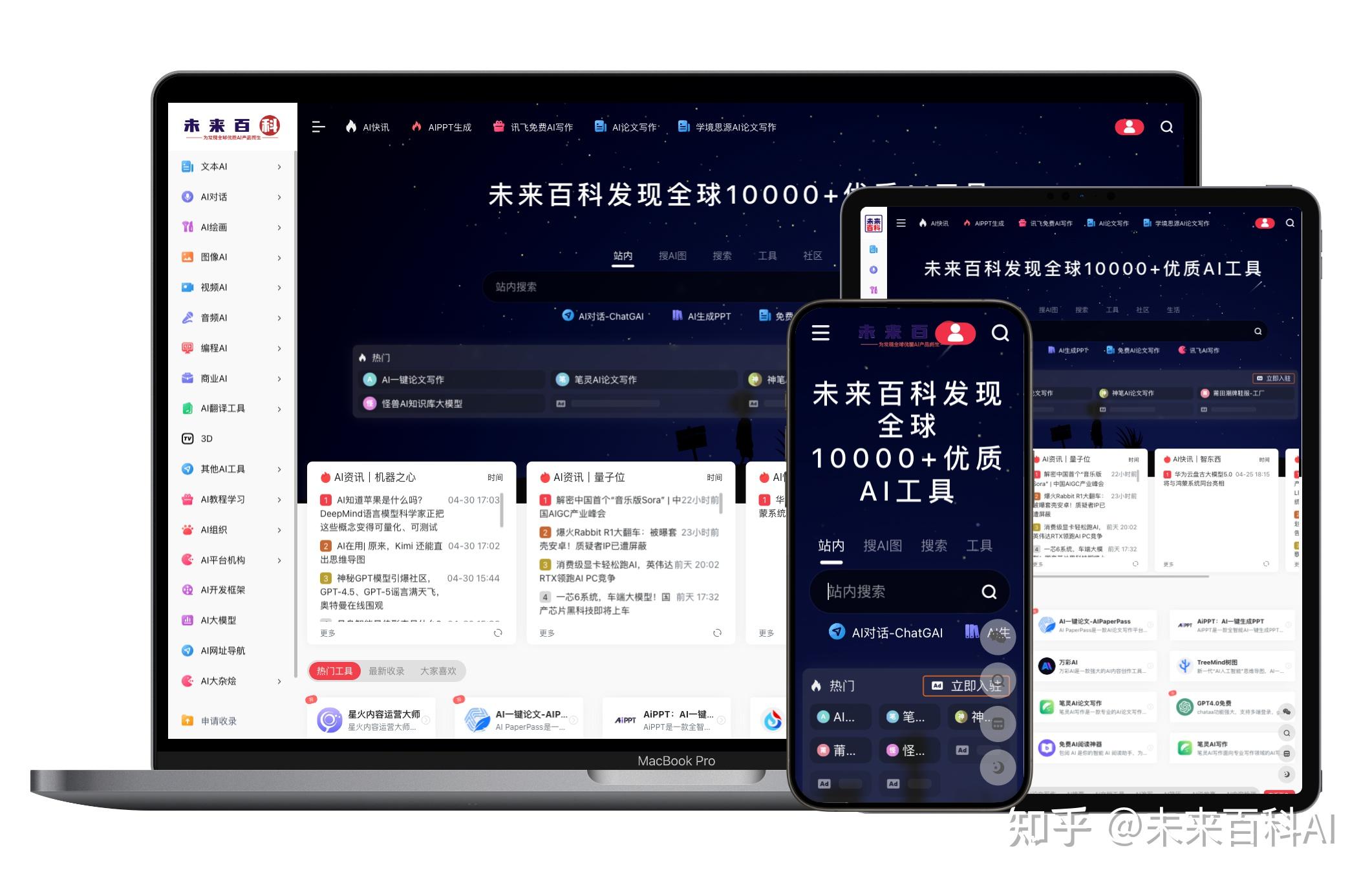 10000+AI 工具大合集!未来百科超全 AI 工具导航 - 知乎