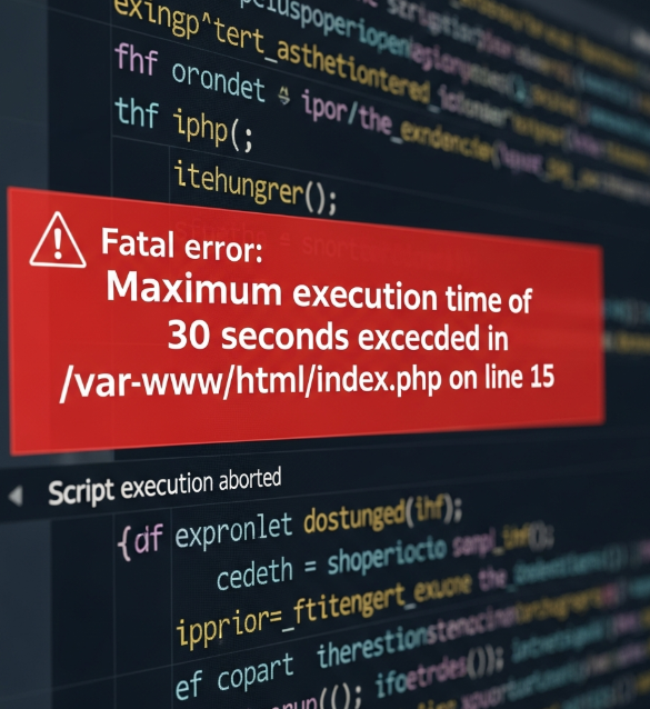 PHP 执行超时 Maximum execution time exceeded？不改配置也能救！ - 知乎