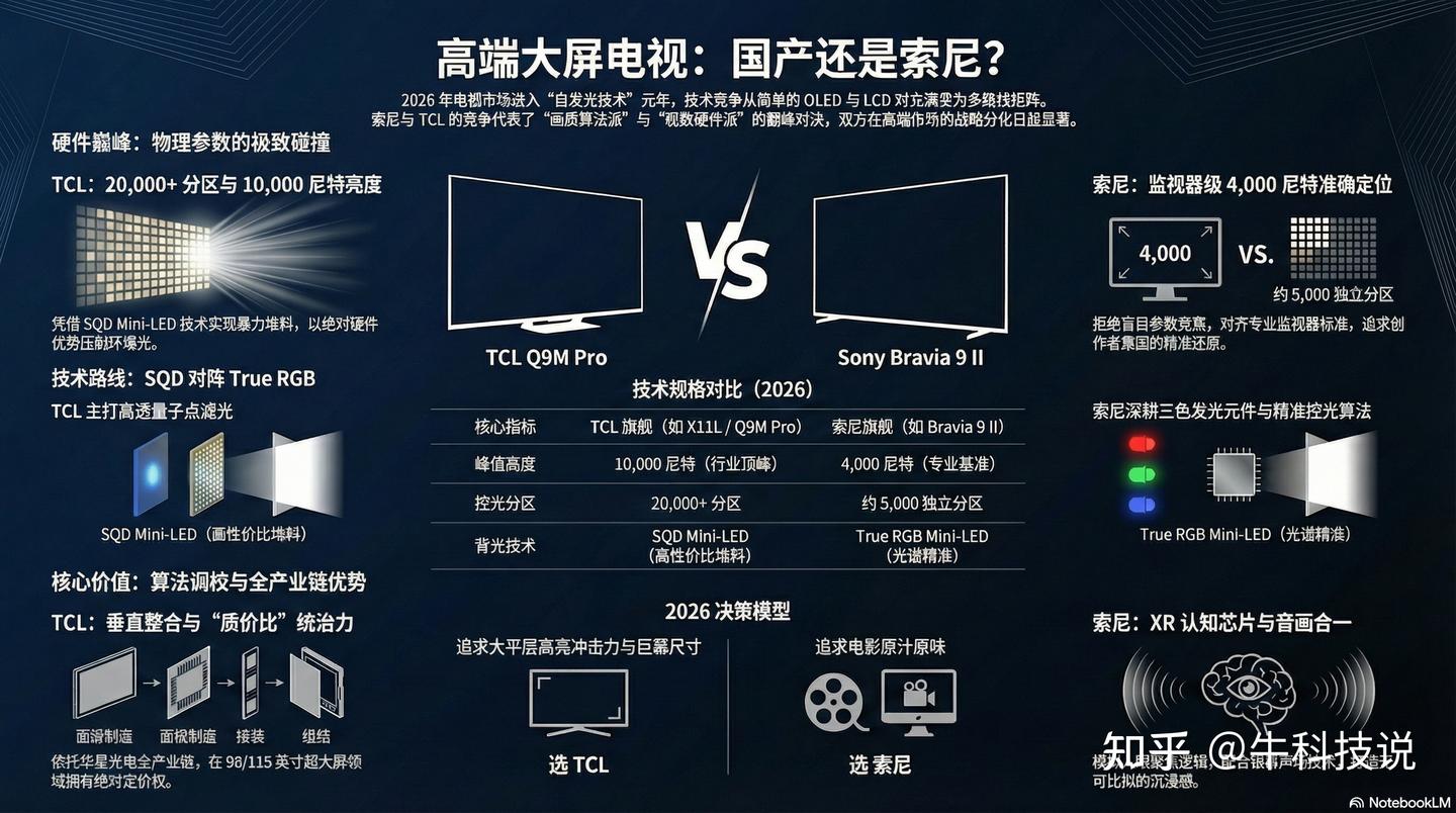 同样是Mini LED,为何国产画质始终差索尼"一层窗户纸"?