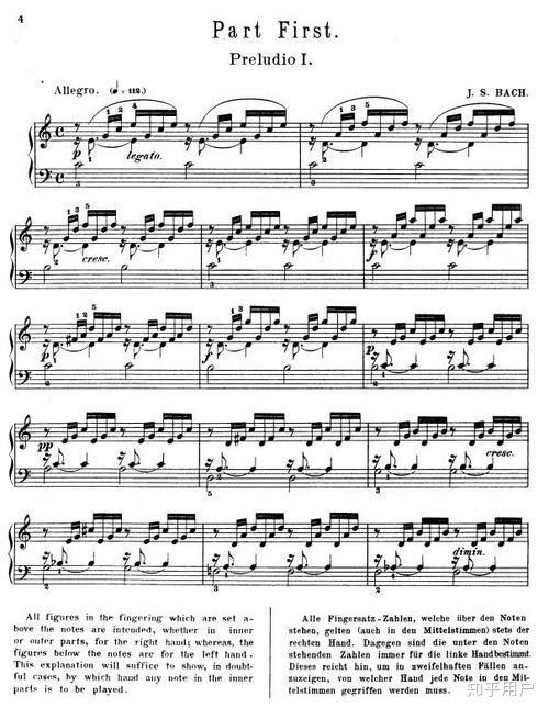 巴赫十二平均律c大调前奏曲大概是钢琴几级水平的曲子? - 知乎