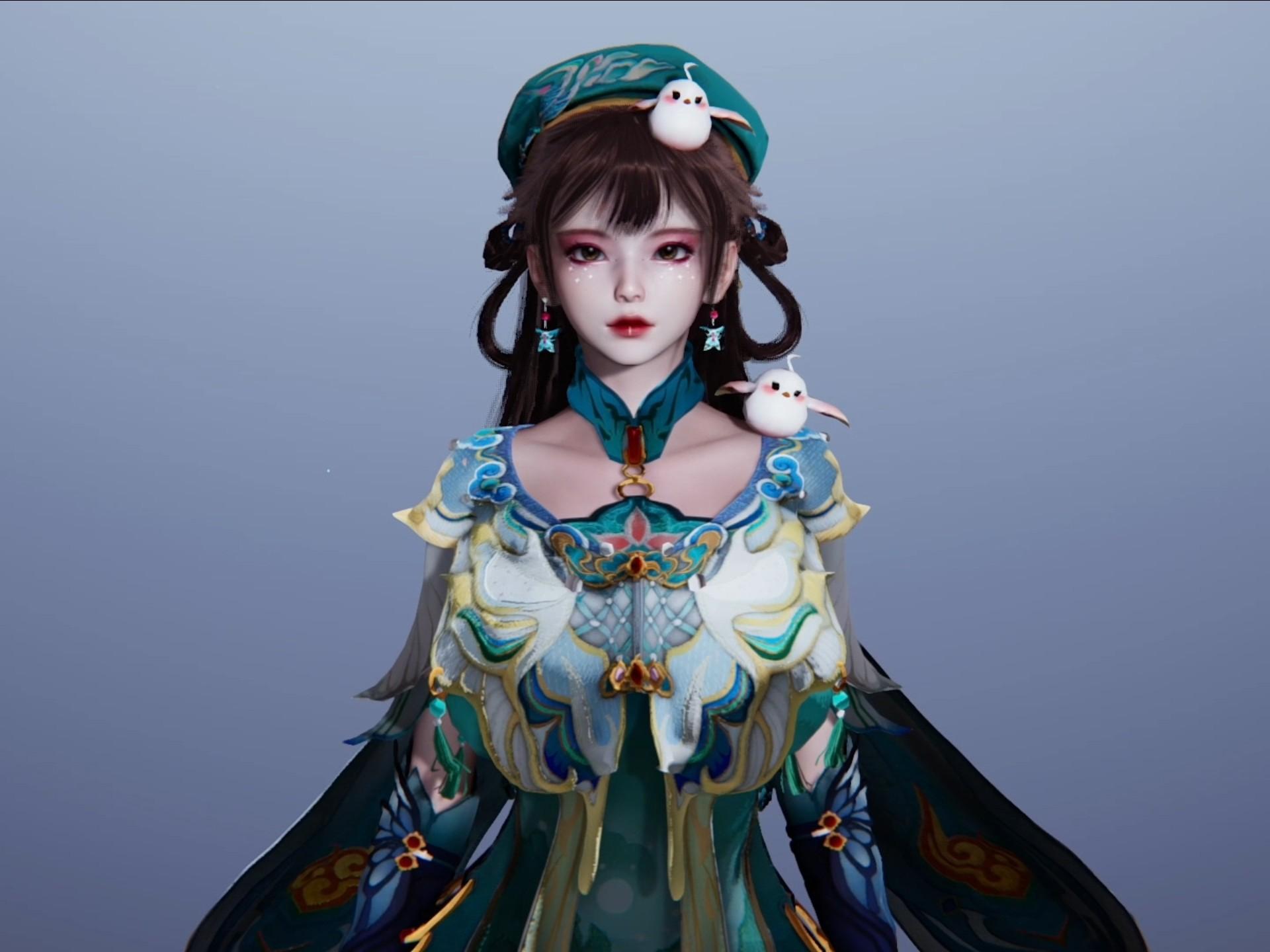 永劫无间 彩云衣 蓝梦 人物捏脸展示