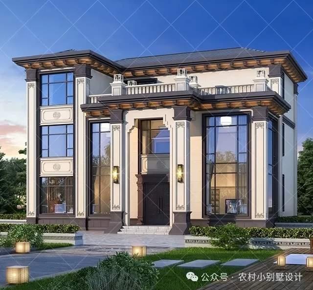 带电梯+复试客厅+三层新中式别墅，18套三层新中式带电梯自建房 - 知乎