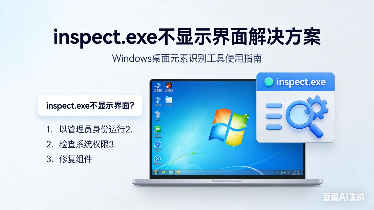 Windows Inspect Folder Windows桌面元素识别工具inspect.exe不显示界面解决方案 - 知乎