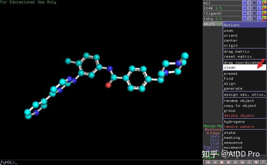 PyMOL实用技能【01】构建小分子/肽段结构并优化 - 知乎