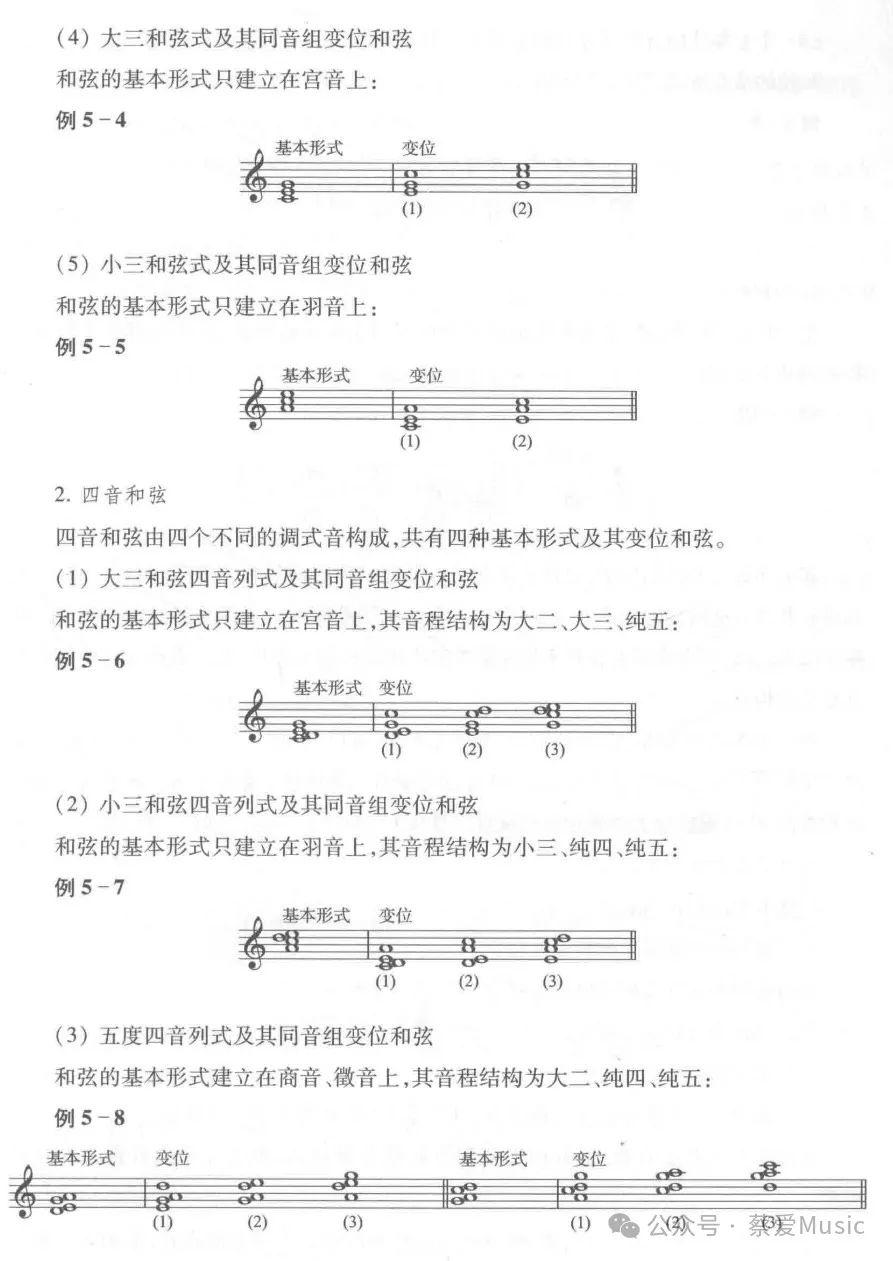 中国五声和弦结构 - 知乎