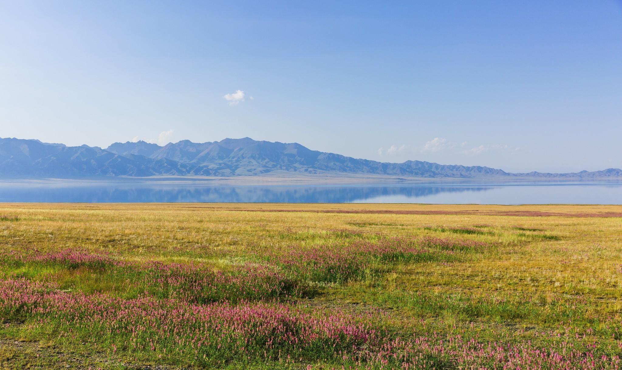 中国哪里可以看到大草原的湖边的风景? - 知乎