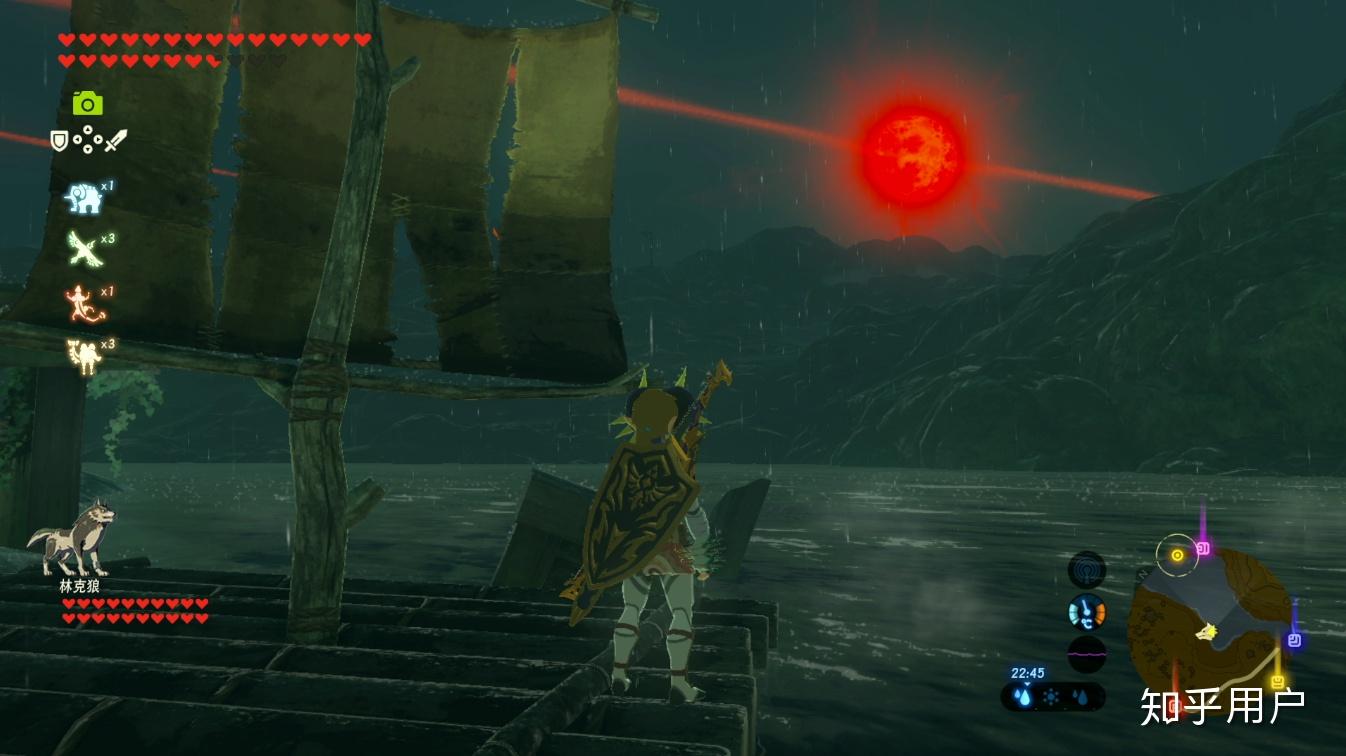 为什么塞尔达旷野之息晚上八点的时候出现红月了? - 知乎