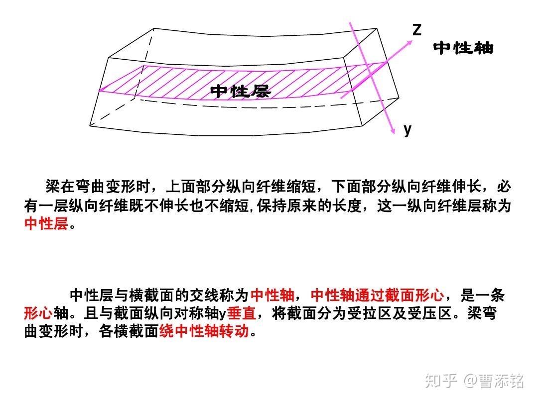 材料力学中中性层为什么不受力会变形? - 知乎