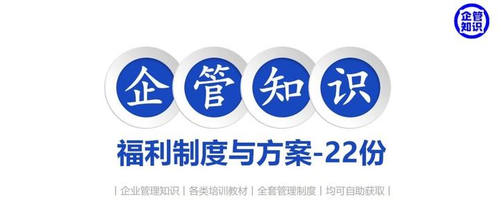 【人力资源管理】员工福利制度与方案-22份 - 知乎