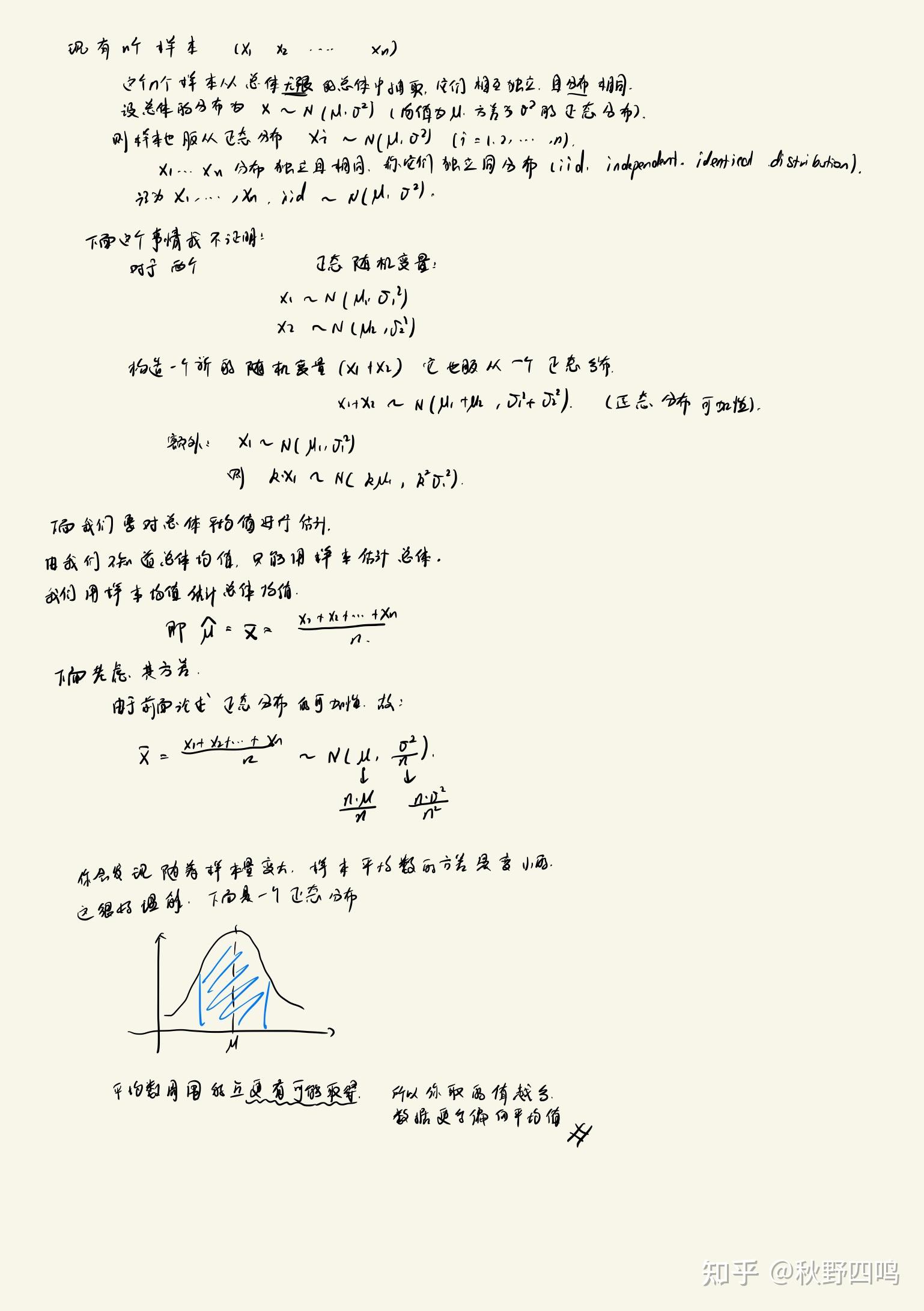 标准误SE(S)=σ/√n ,这个公式的背景知识是什么? - 知乎