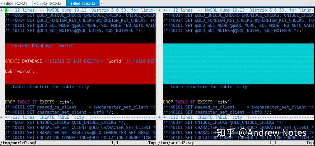 Mysql mysqldump 
