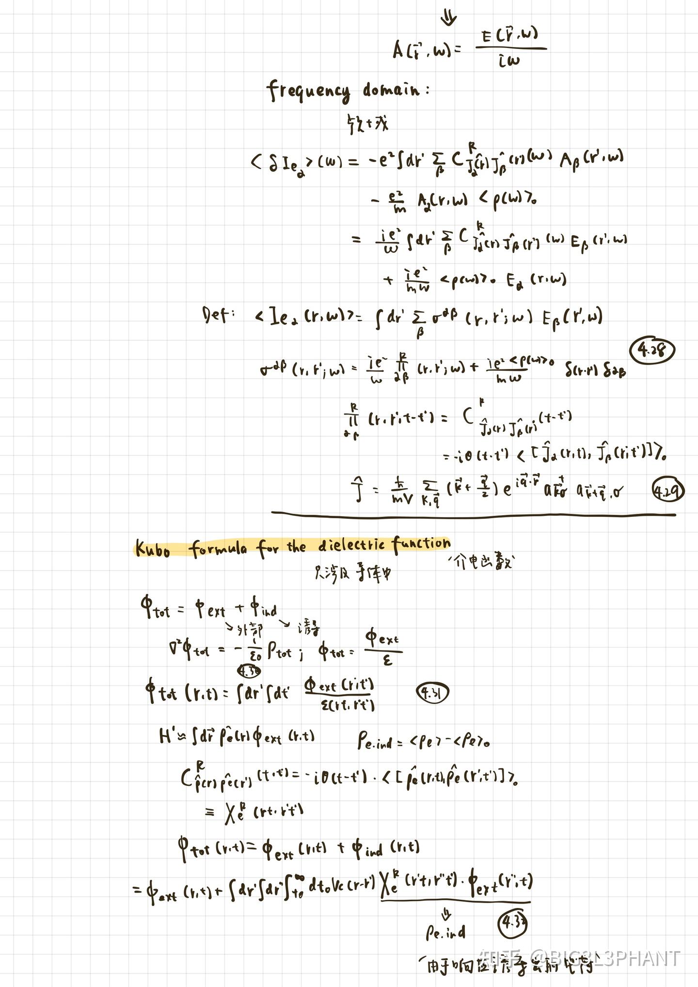 linear response theory - 知乎