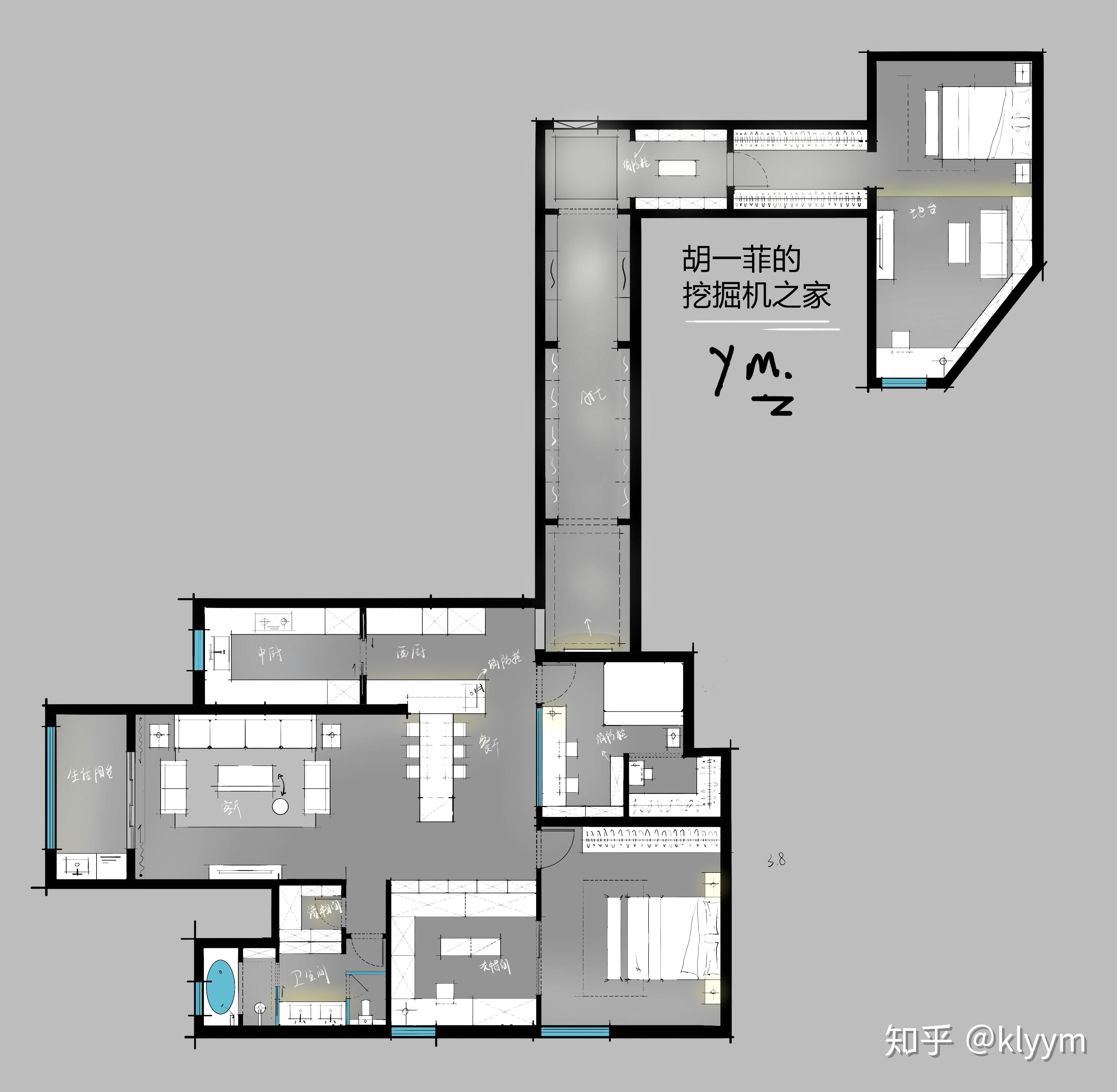 电视剧《爱情公寓 5》里胡一菲的奇葩房型可以怎么设计?