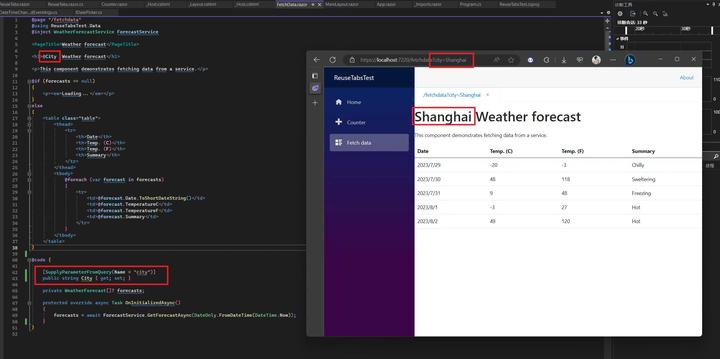 跟进 .NET 8 Blazor 之 ReuseTabs 支持 Query 属性绑定 - 知乎