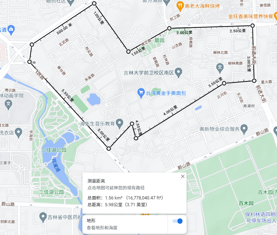 吉大南岭校区位置图片