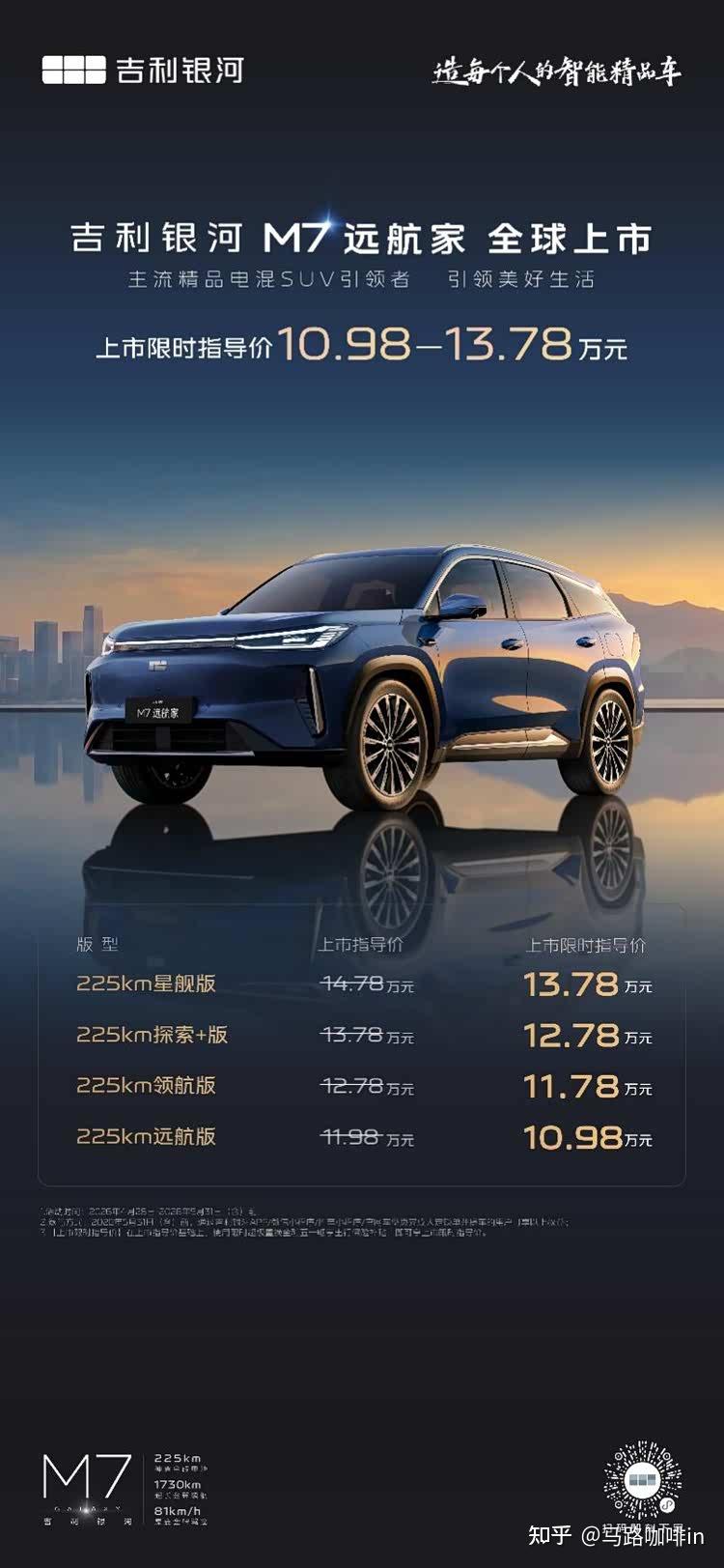 一口气降3万,但吉利银河M7不是来卷价格的