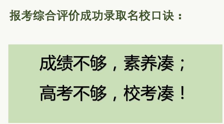 什么是综合评价？2023广东11所综评高校招生简章、投档线、报考流程汇总！ - 知乎