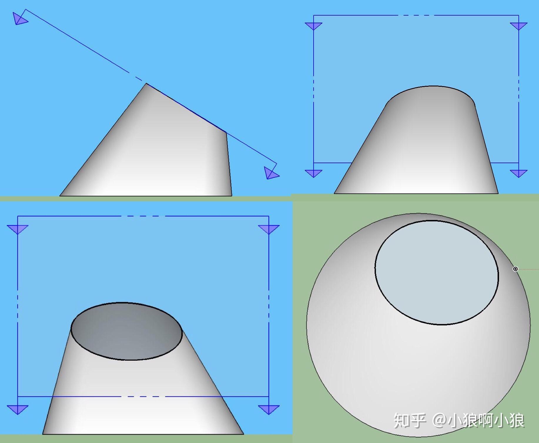 斜圆锥的斜截面是什么样的图形?