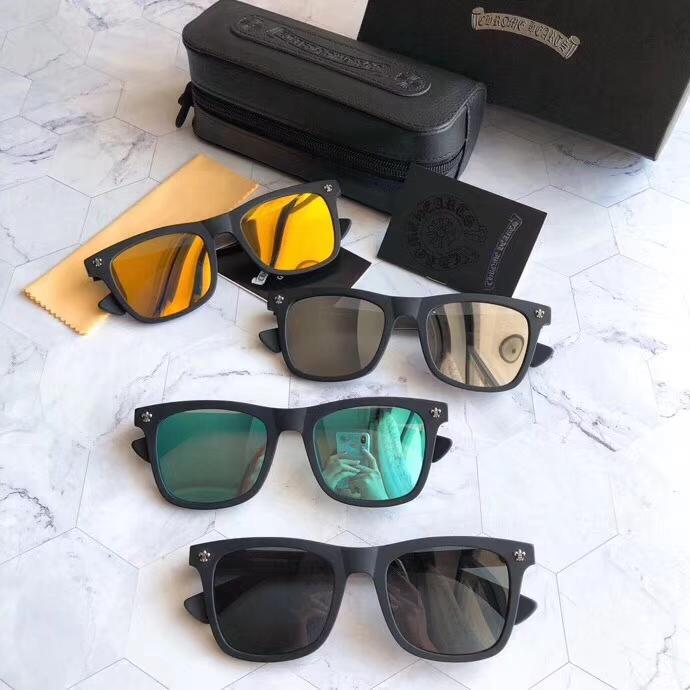chromehearts克罗心黑框四色太阳镜来袭