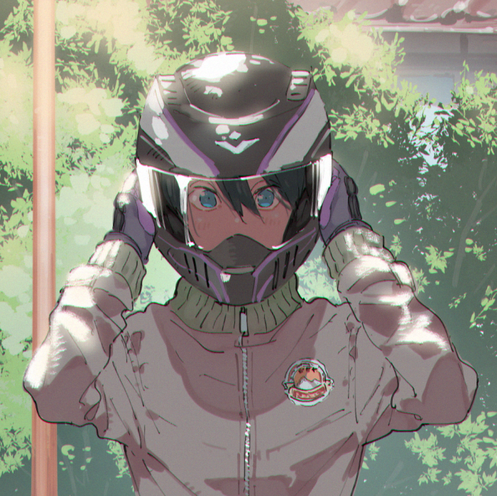 有没有这类动漫重机或头盔的头像壁纸?