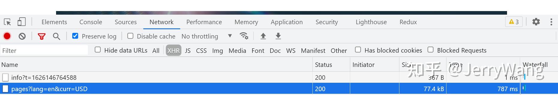 Chrome 开发者工具无法显示服务器正常返回的 HTTP 请求 - Failed to load response data - 知乎