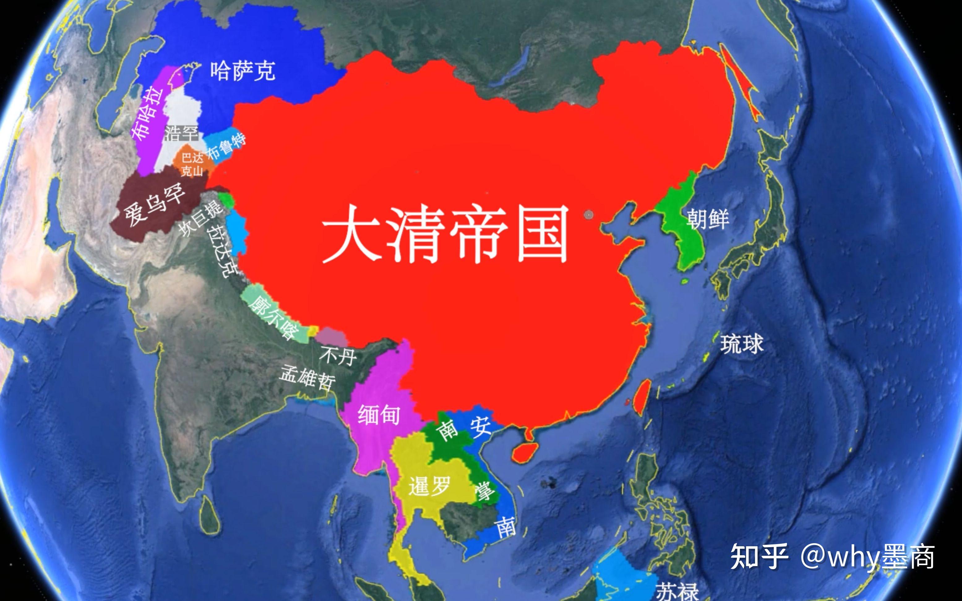 清朝奠基中华版图对吗?