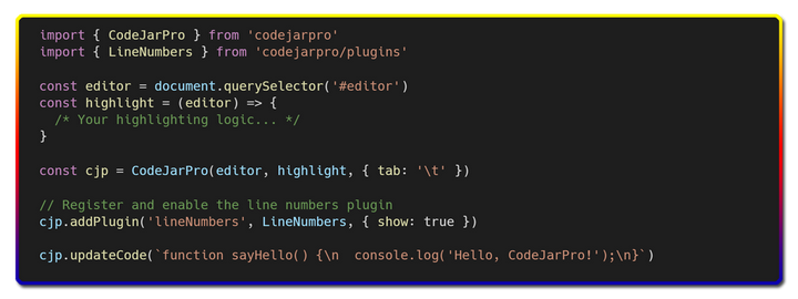 告别笨重！我给 2KB 的 CodeJar 装上了插件化引擎，化身 CodeJarPro 🚀 - 知乎