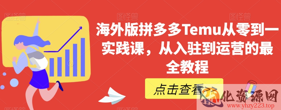 海外版拼多多Temu从零到一实践课，从入驻到运营的最全教程