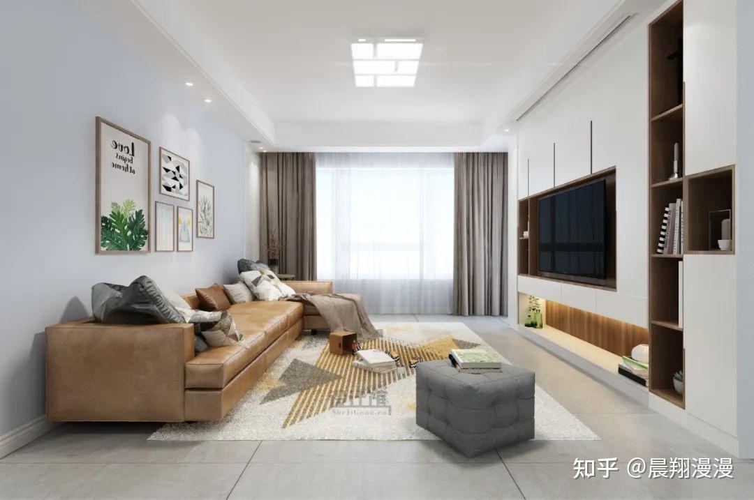 客厅装吸顶灯还是吊灯?搞清楚这5点再装,效果才会高档 - 知乎