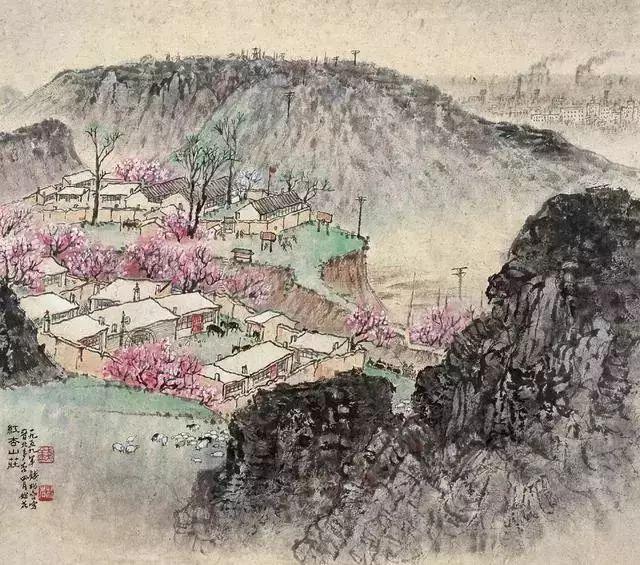 新金陵画派|钱松喦山水画欣赏 - 知乎