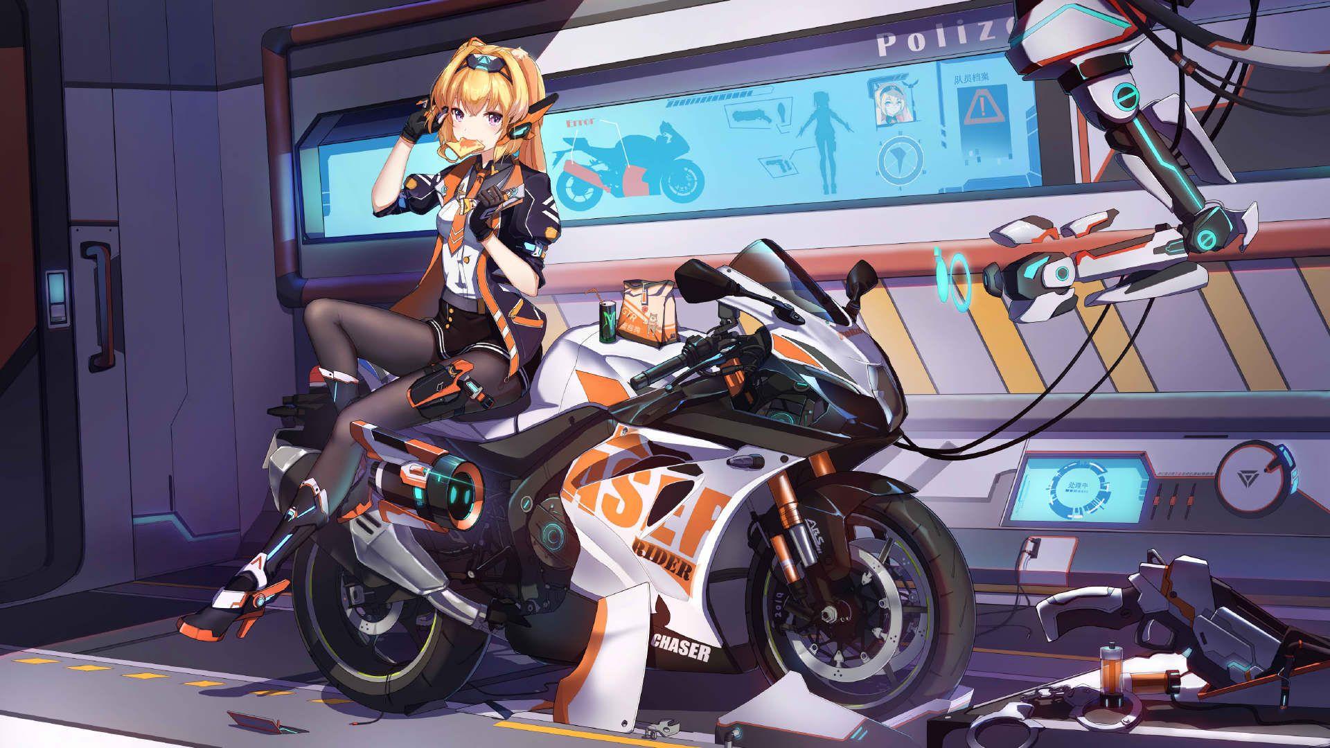 有哪些好看的漫画机车图?