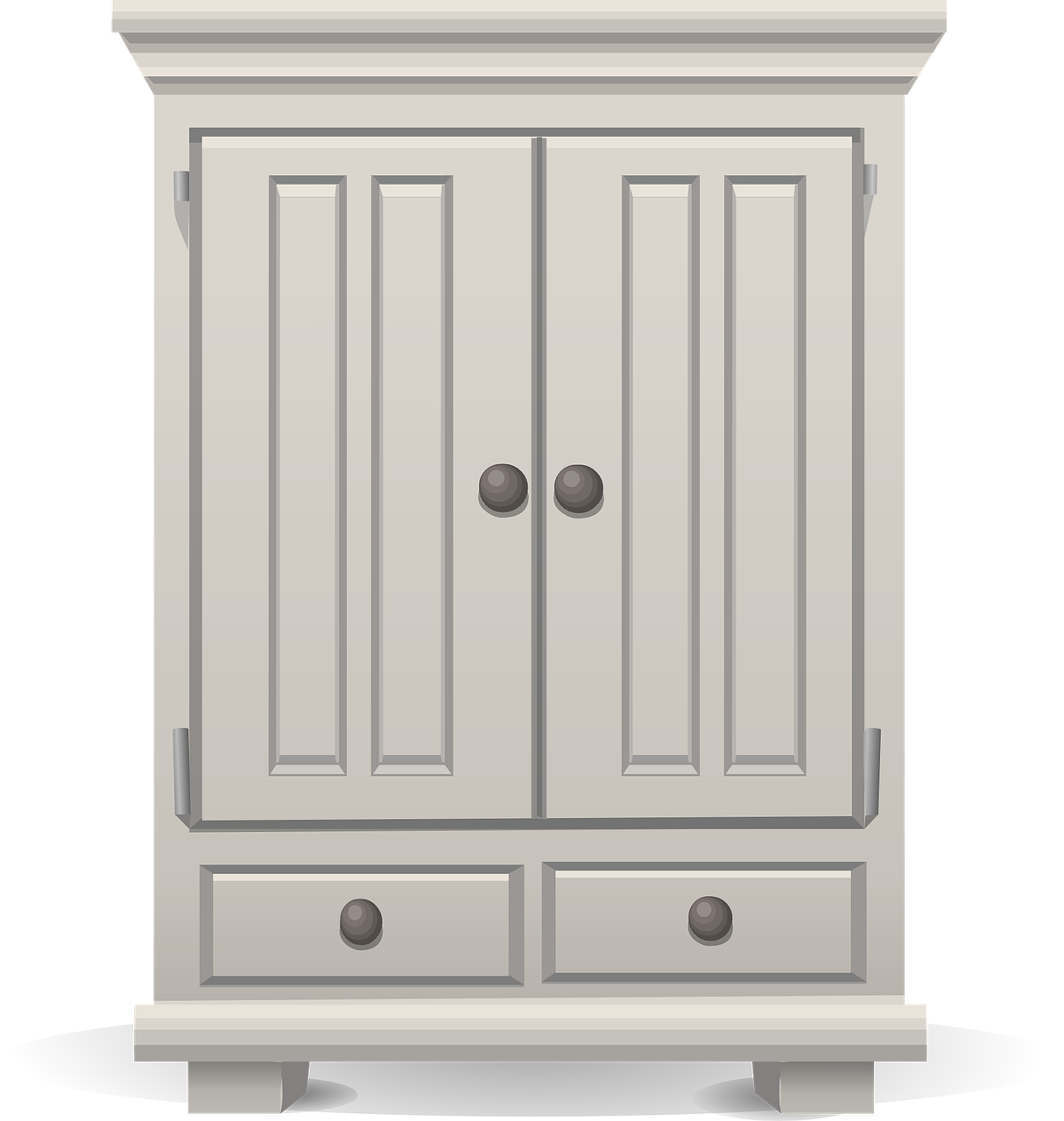 1. 文件柜轮廓绘制