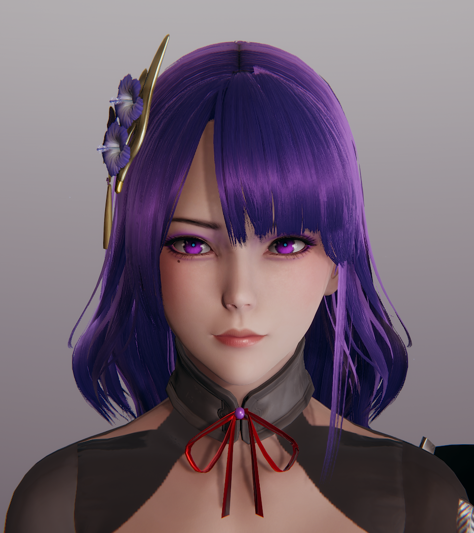 【lisaki】仿原神 雷电将军 无服饰mod清凉减配版