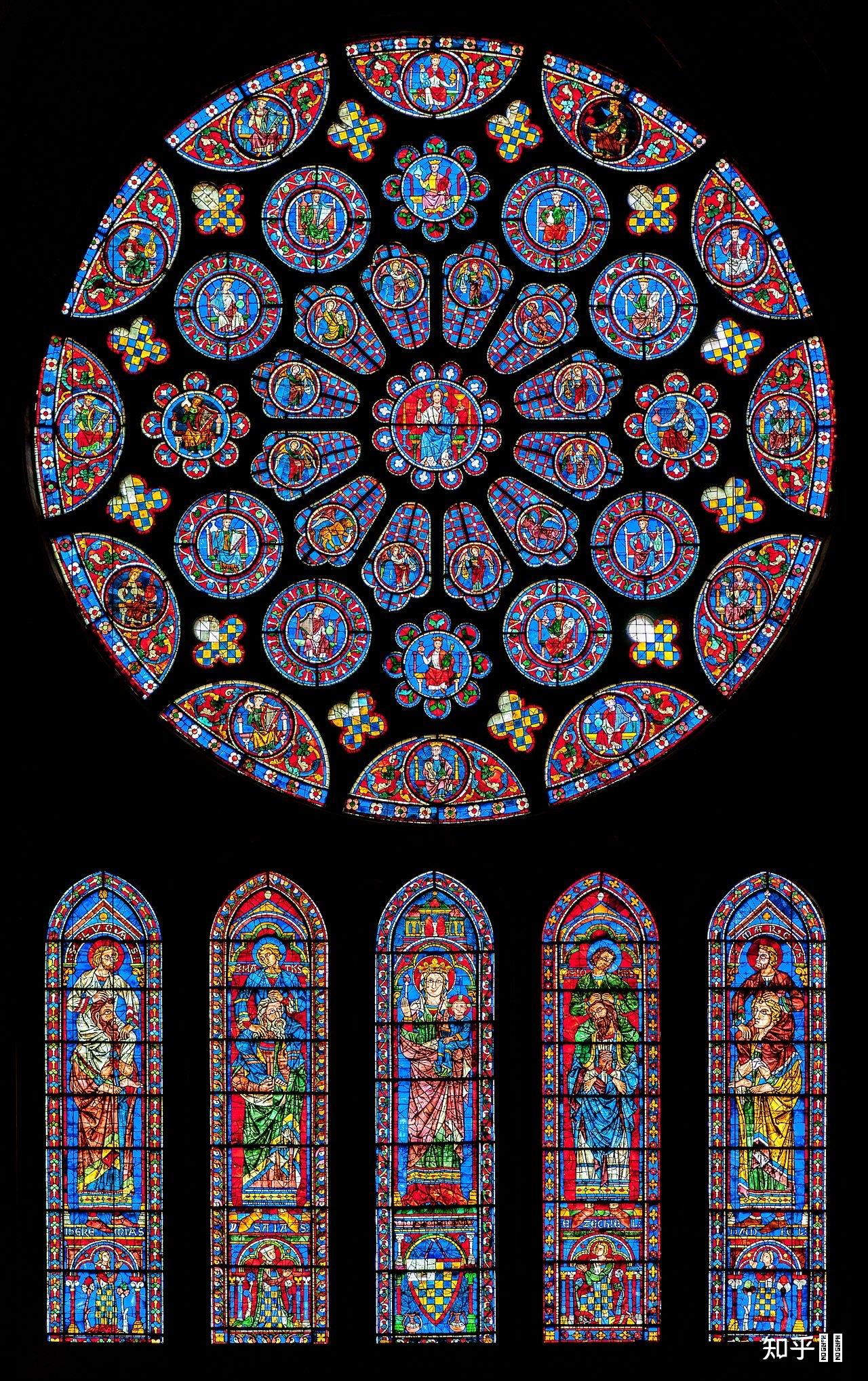 很多的国外教堂都有那种彩色琉璃1616的窗子,为什么后来没有在