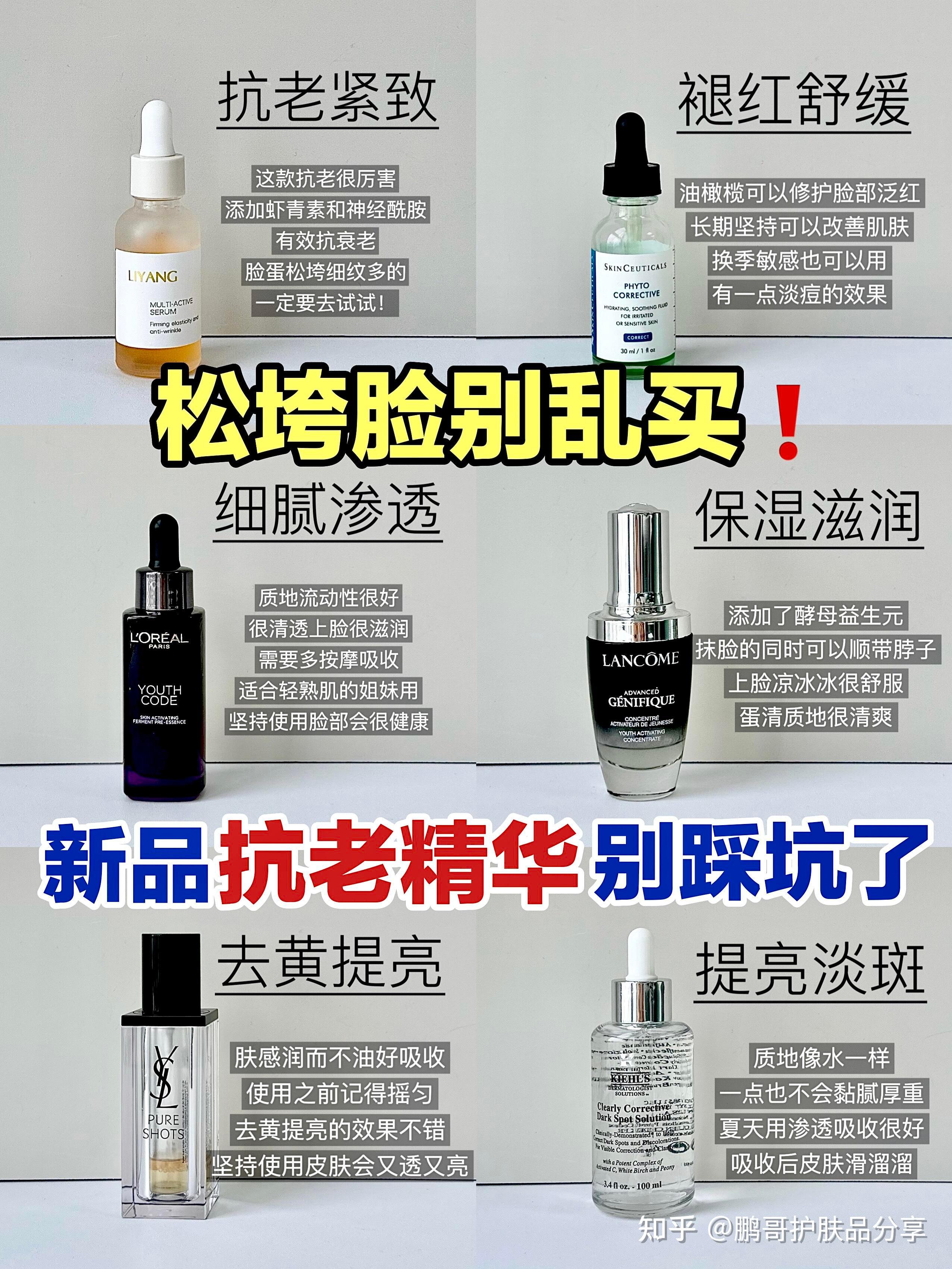 盘点6款大牌抗老精华，看看你的抗老需求在哪里，选对才是王道 - 知乎