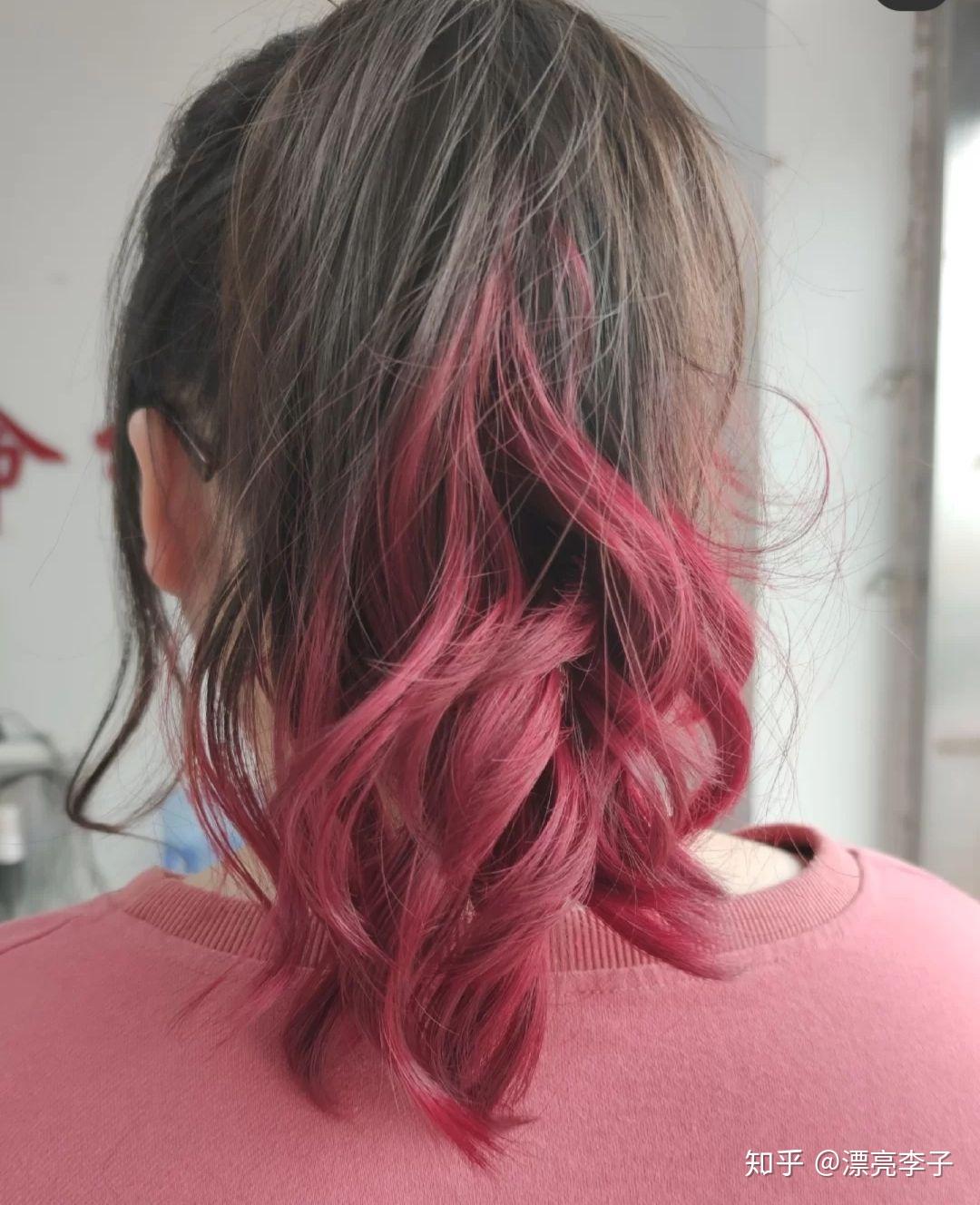 想问问看黑发只染发尾适合什么颜色的