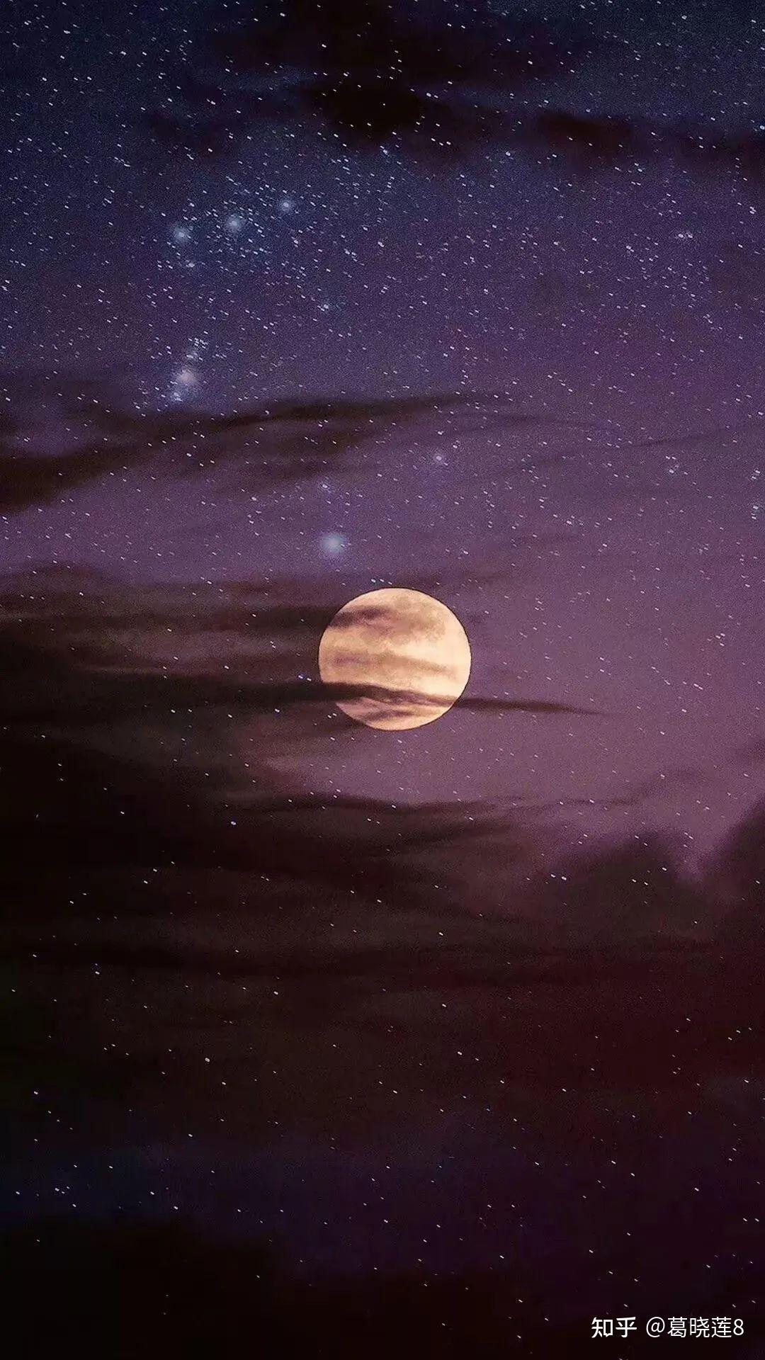 有哪些好看的关于星星月亮的壁纸?