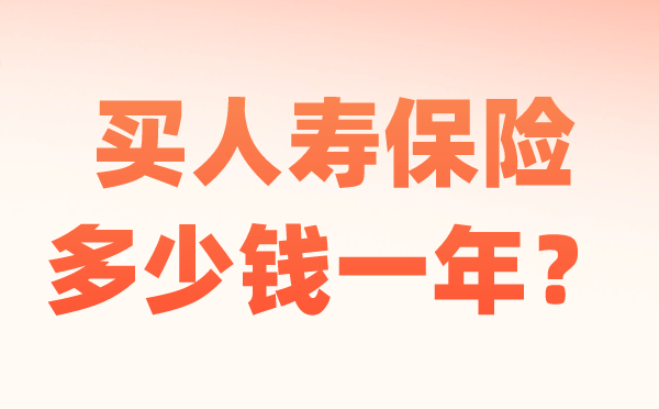 买人寿保险多少钱一年？配齐保险一年要交多少钱？ - 知乎