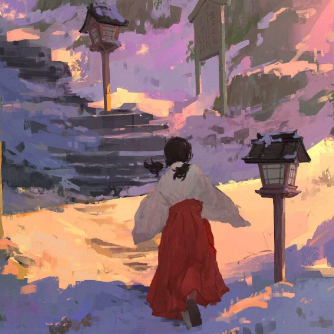 有收集背影的女人物头像或动漫头像吗? - 知乎