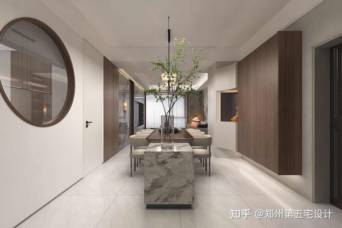 郑州第五宅设计 | 沁阳东方今典 | 135平 | 新中式 - 知乎