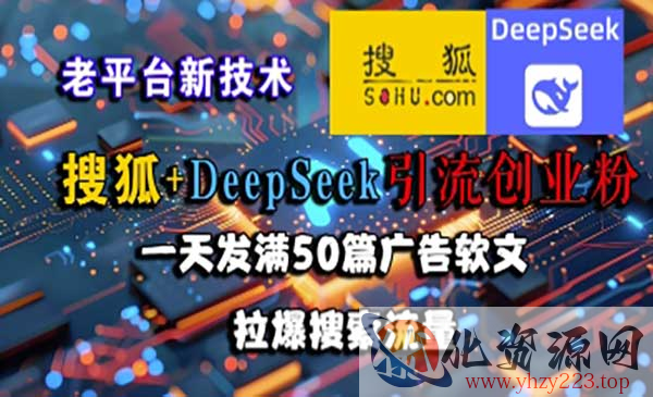搜狐+DeepSeek引流创业粉_wwz